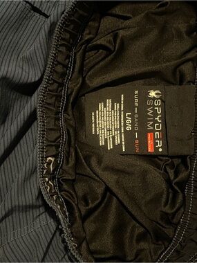 Spyder Swim Surf-Board Shorts in Navy and Black